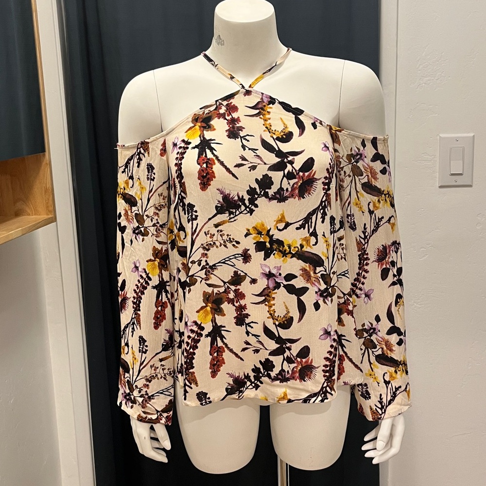 Love, Fire Floral Halter Top